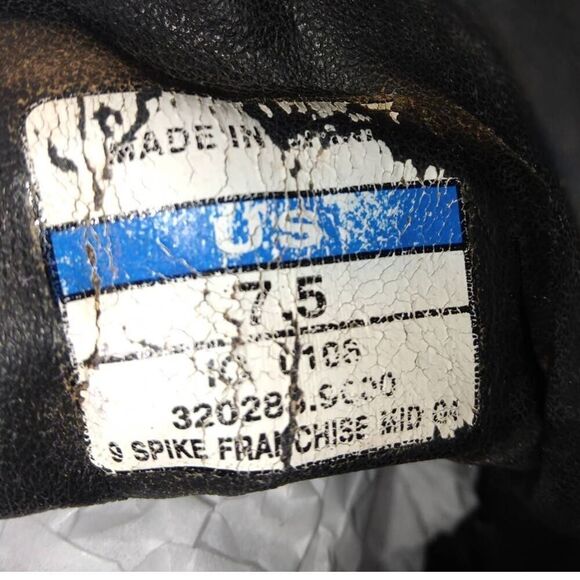 Mizuno Franchise 6 Men's Pre-owned Black & White Baseball Cleats - sz. 7 1/2 - Picture 6 of 6